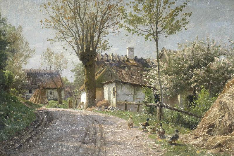 A country lane, Peder Monsted